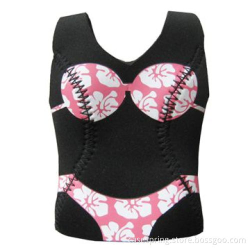 Bikini Can Cooler, Made of 3mm Neoprene Material, Suitable for 330 to 350mL Can Beer or Bottle Beer